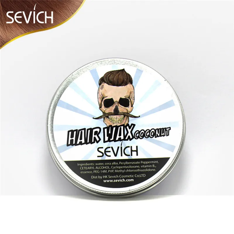 coconut Fragrance Men Styling Makeup Natural Hairstyle Wax Hair Clay Strong Styling Cream Styling Tools Strong style restoring Pomade - Цвет: coconut