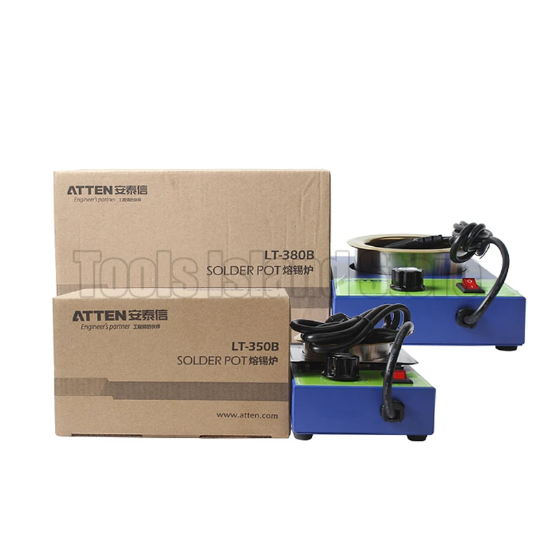 

Solder Pot Tin Melting Soldering Desoldering Bath Furnace 50-520 degree Fast Heating Adjustable Temp Welding Tool