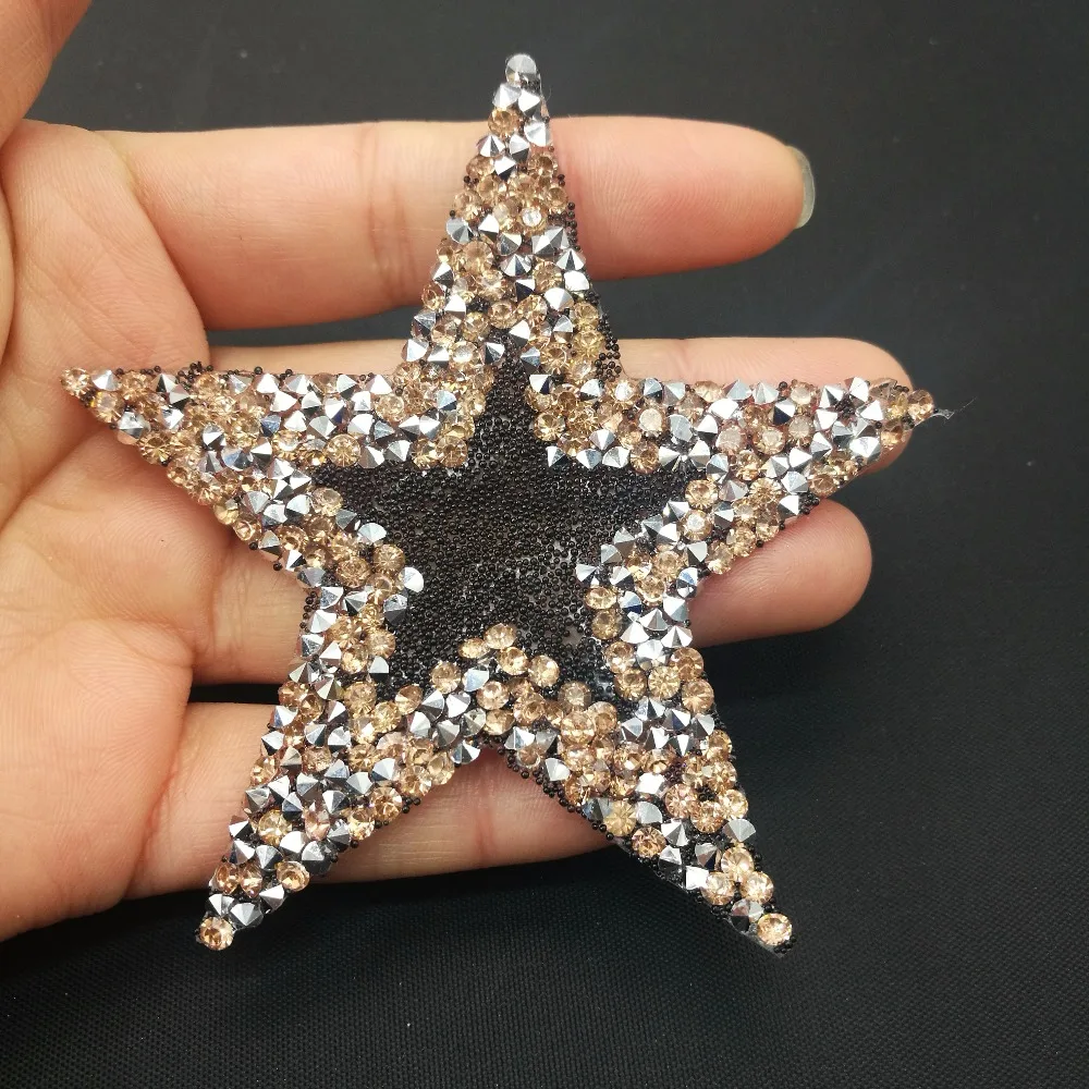 Патчи со стразами 1 шт. 8 5 см|iron on|star patchstar iron on patch |