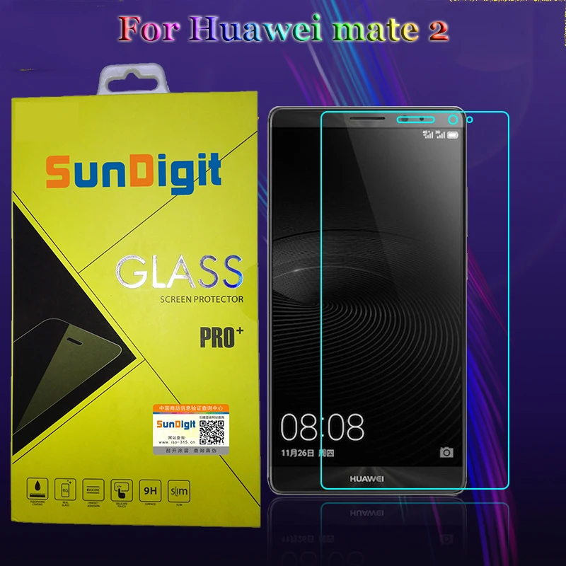 SunDigit Нанометр 9 H 0.26 мм Для Huawei mate 2 mate2 Закаленное Стекло-Экран Протектор Защитная