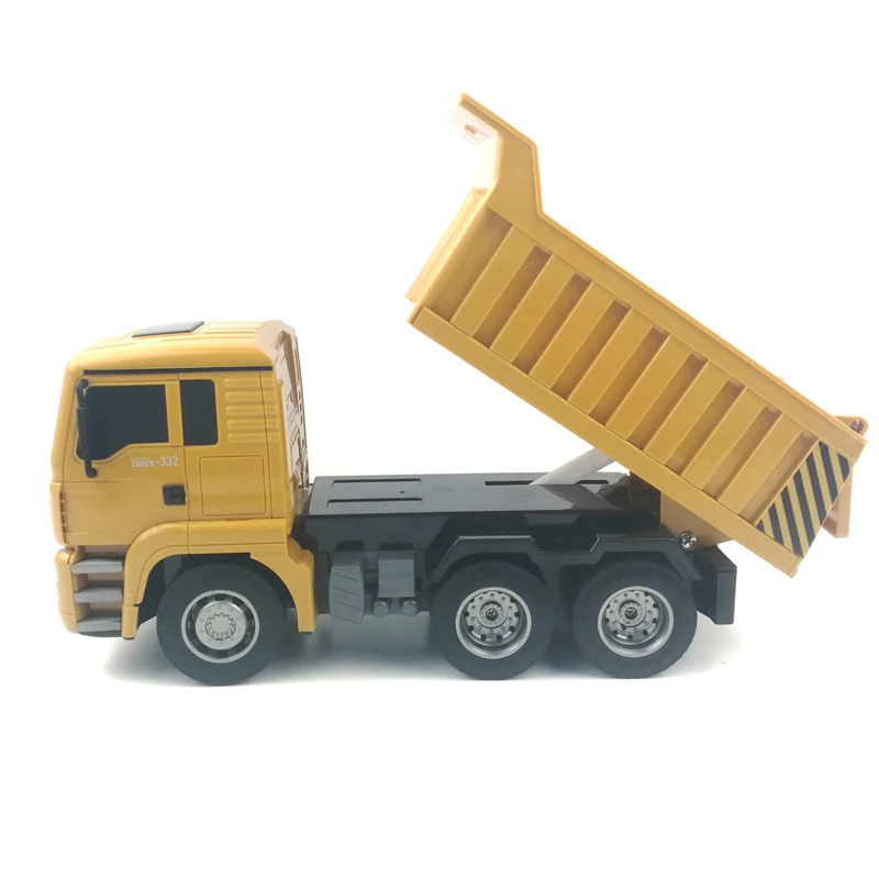 Huina 332 RC шесть каналов 6CH 1/12 40HMZ Металл HUI NA игрушки 6 каналов дистанционного управления RC грузовик самосвал детские игрушки автомобиль 332