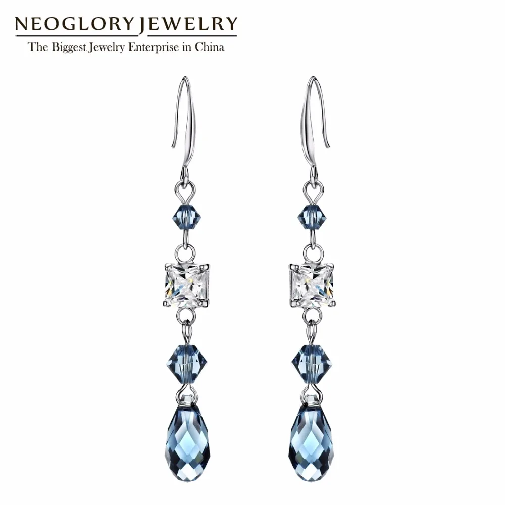 

Neoglory Austrian Crystal Long Earring Rhinestones Tassel Chandelier Dangle Drop Earrings for Women Jewelry 2020 New Gift MS
