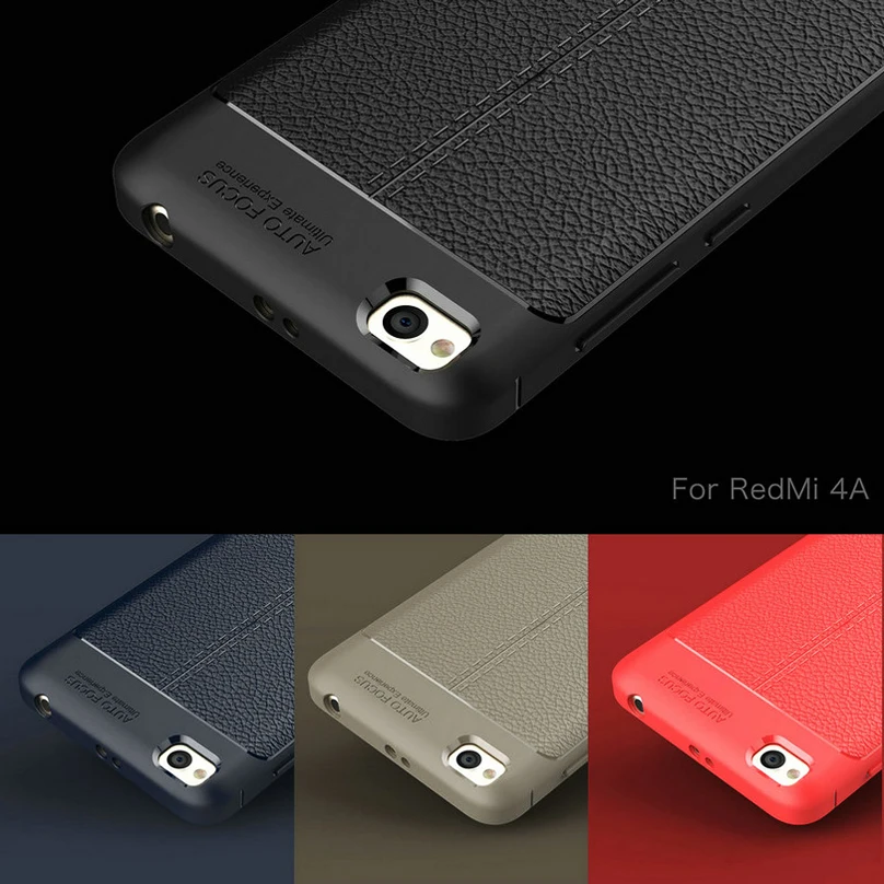 WHAY PU Leather Case For Xiaomi Redmi 4A Cover Shockproof Xiomi 4a Fundas Redmi4A Redmi4x |