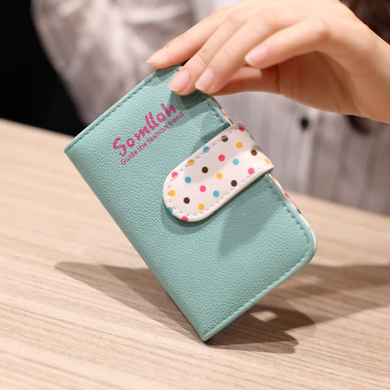 20 бит новый модный держатель для карт из искусственной кожи визитница женский