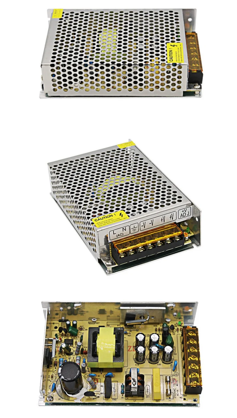 DC12V 1A 2A 3A 5A 10A 20A 30A 40A 50A светильник ing трансформаторы светодиодный драйвер Мощность адаптер для Светодиодные ленты светильник переключатель Питание