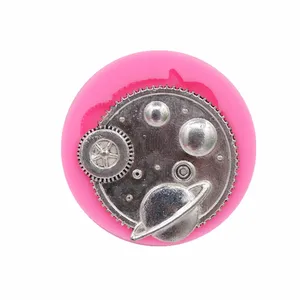 Шестеренки космический узор превращенный сахарный торт силиконовая форма для ручной работы шоколадные ремесленные торты украшения формы DIY Инструменты для выпечки Новый