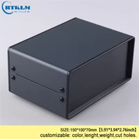 Индивидуальный Железный elctronic корпус чехол для проектов инструмент Чехол diy Распределительная коробка управление провод Соединительная коробка 158*87*60 мм 10 шт - Цвет: BDA40004(W100)-A2