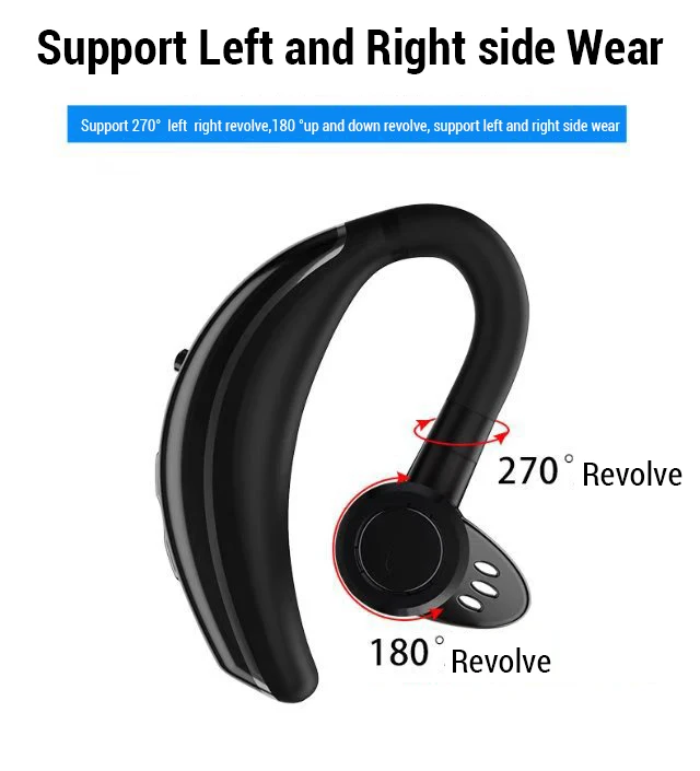 Sport IPX6 Waterproof Business Bluetooth Earphone Handsfree Noise Cancelling Wireless Stereo headset With Double Mic | Электроника