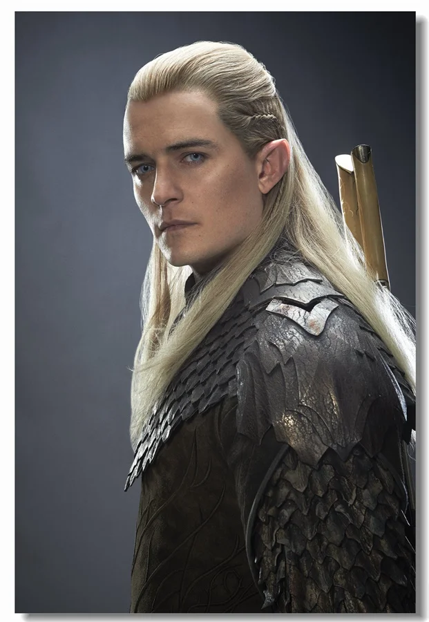 Пользовательские холст Настенный декор Orlando Bloom плакат Властелин колец наклейки