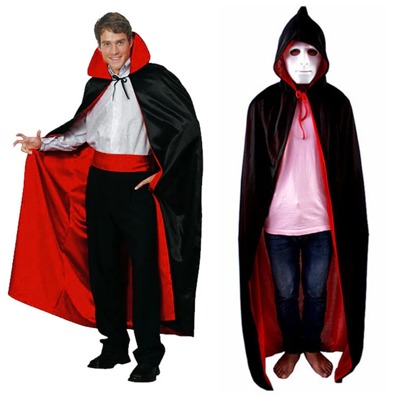 

BAZZERY 2018 Kids Adults Death Devil Vampire Cloak Stage Performance Cloak Halloween Christmas Party Cosplay Costume Accessories