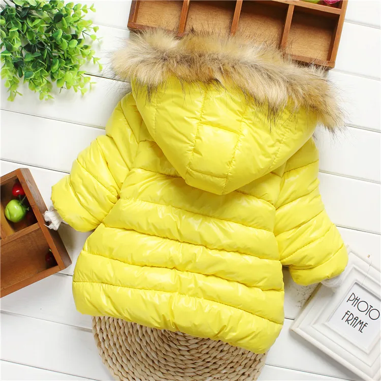 Для 2 5Y 3 цветовых высококачественные детьми девушки зимнее пальто хлопок ватник