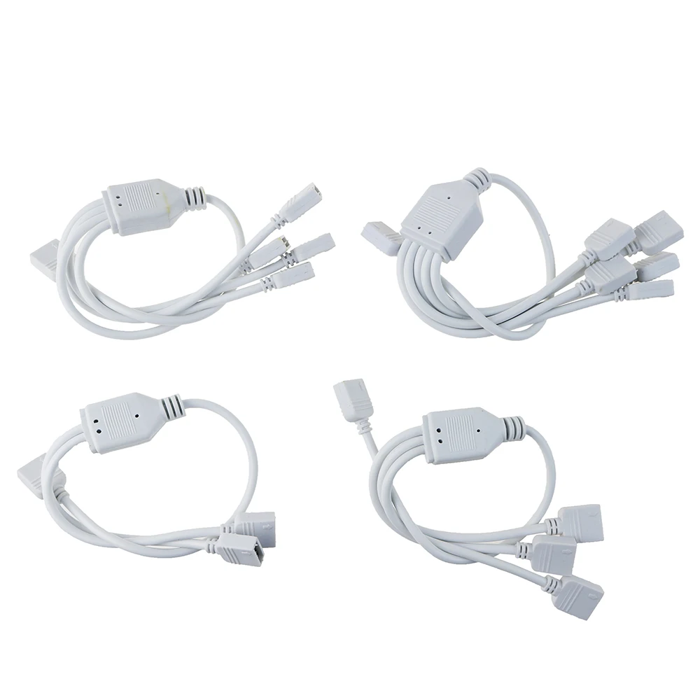 10 шт. 4 контактный разветвитель RGB для светодиодных лент 3528/5050/3014|rgb splitter cable|4pin rgbrgb |
