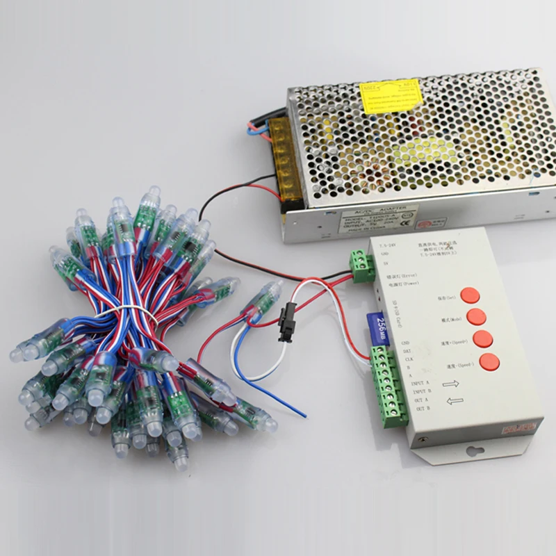 5 в Ws2811 пиксель Rgb светодиодный модуль 50 пикселей/строка адресуемый цифровой Rgb модуль