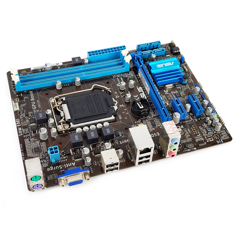 Asus P8H61-M LX3 PLUS R2.0 настольная материнская плата H61 розетка LGA 1155 для Core i3 i5 i7 DDR3 16G SATA2 uATX оригинальная б/у материнская плата