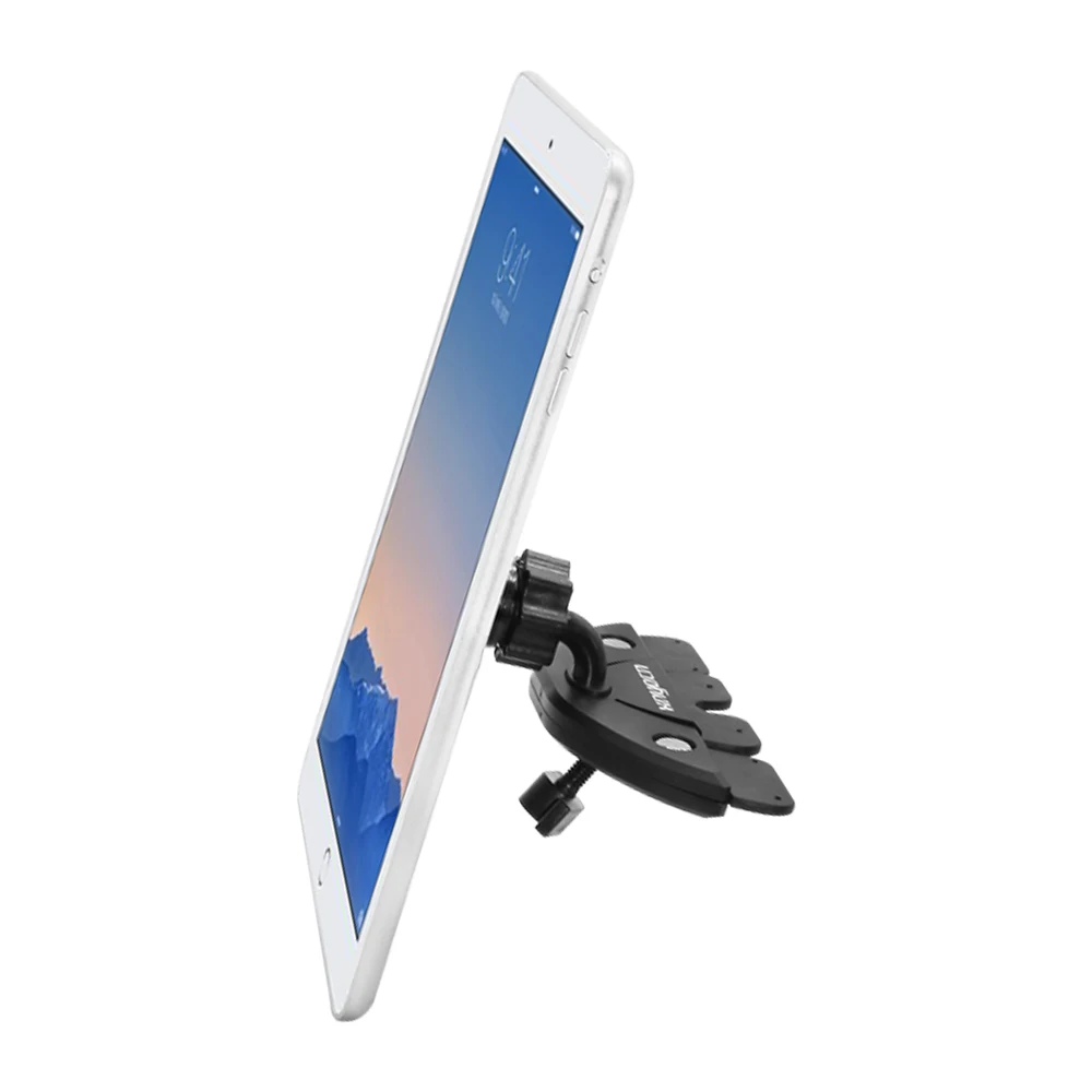 tablet car mount cd slot holder mobile phonetabletsgps magnetic stand car 360 rotation bracket for iphone ipad pro air 2 mipad free global shipping