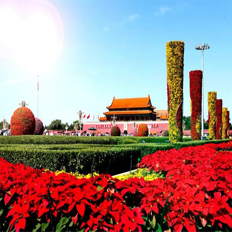 Tiananmen 3D бумажная модель блокнота чистая красная стерео наклейки на холодильник