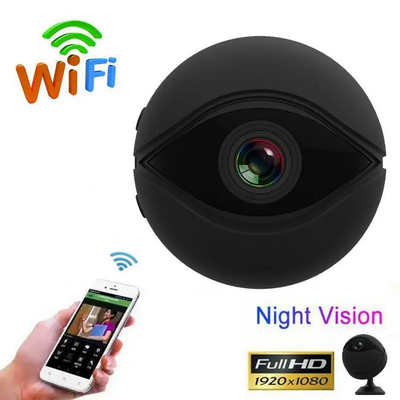 Фото HYUCHON 1080P WiFi мини камера V2 в форме глаз IP Беспроводная для помещений/детский HYUCHON 1080P WiFi мини камера V2 в форме глаз IP Беспроводная для помещений/детский