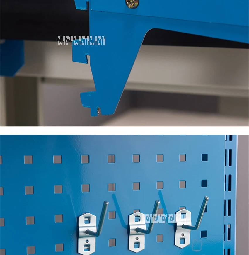 QG-GZT003 Heavy Workshop Antistatic Operating Platform Stainless Steel Test Maintenance Workbench With 920mm Hanging Board