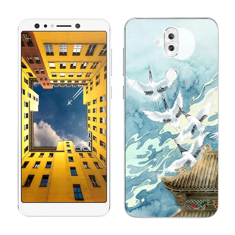 20 Для Asus Zenfone 5 Lite ZC600KL 6," чехлы для мобильного телефона из мягкого силикона с Чехлы бобы Окрашенные чехол для Asus ZF5Q X017D задняя крышка Капа - Цвет: 20