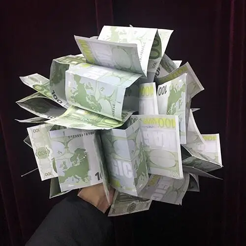 Весенние Банкноты (100 евро/500 евро в наличии большие) Волшебные трюки потрясающая