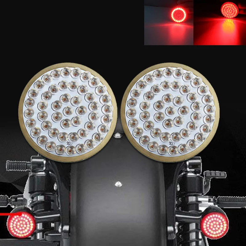 Комплект СВЕТОДИОДНЫХ указателей поворота для мотоцикла Harley 2 дюйма (передний