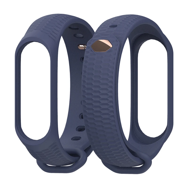 Midnight Blue Mijobs силиконовый ремешок Mi Band 4 аксессуары для Xiaomi Mi Band 3 Смарт-часы браслет Band 3 спортивные браслеты Miband 4 Band - Цвет: Midnight Blue