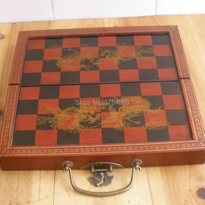 Китайский Шахматный набор (терракотовые воины) 32 шт.-большой размер (только