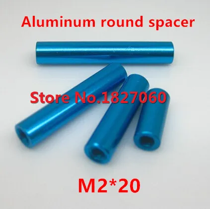 20 шт. алюминиевые распорки M2 * круглые длинные гаечные стойки