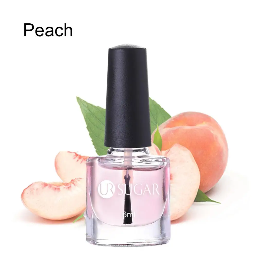 Peach Ur Sugar питательная масляная ручка для кутикулы Восстанавливающий фруктовый цветок Лечение ногтей увлажняющий лак для кожи маникюрные инструменты 6 ароматов - Цвет: Peach