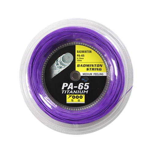 purple Высокое качество PA65 TIT катушка 200 м бадминтон струна - Цвет: purple