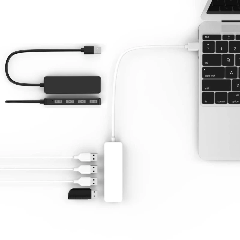 2021 Новый разветвитель удлинитель с 4 портами USB 2 0 для зарядного устройства