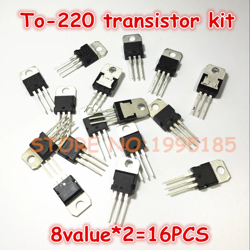 Набор транзисторов LM317 на 220 набор 8 значений * 2 = 16 шт. 7805 7809 7812 7815 7905 7912