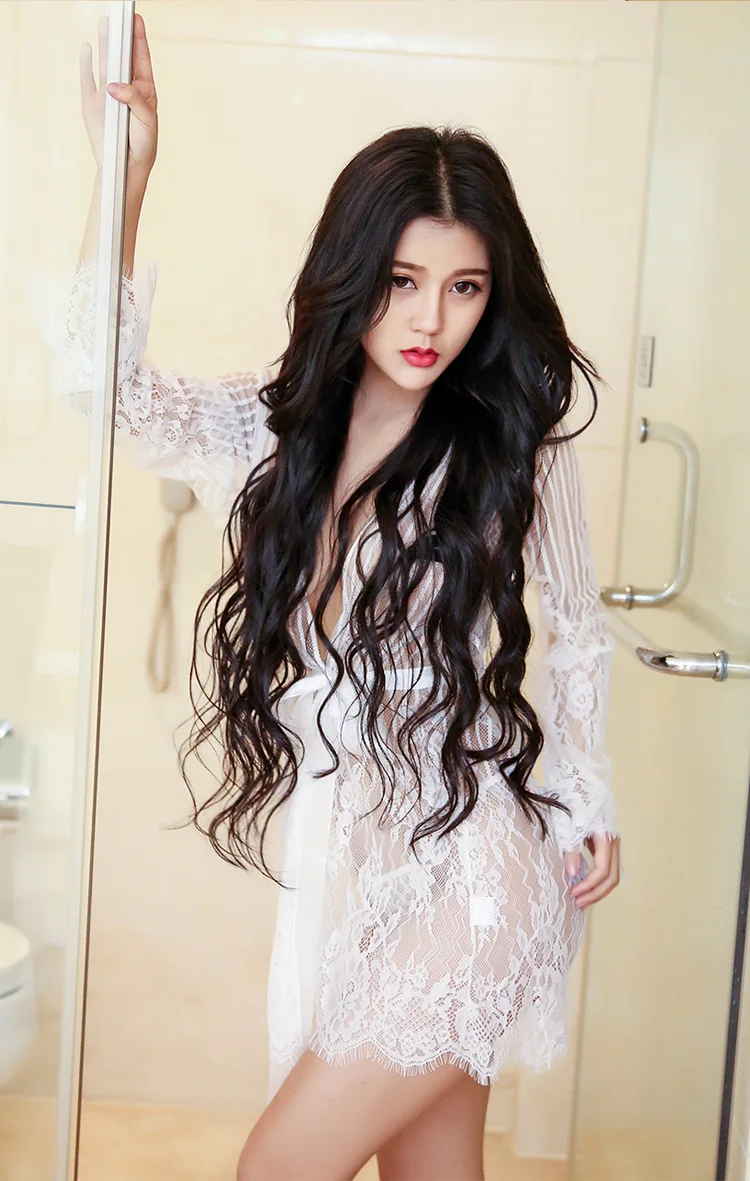 Сексуальная кружевная ночная рубашка Эротические платья babydoll горячая