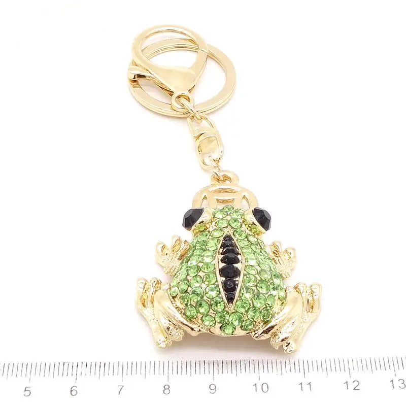 Key chians Purse Bag frog Rhinestone Keyrings Keychain charm Pendant Gift | Украшения и аксессуары