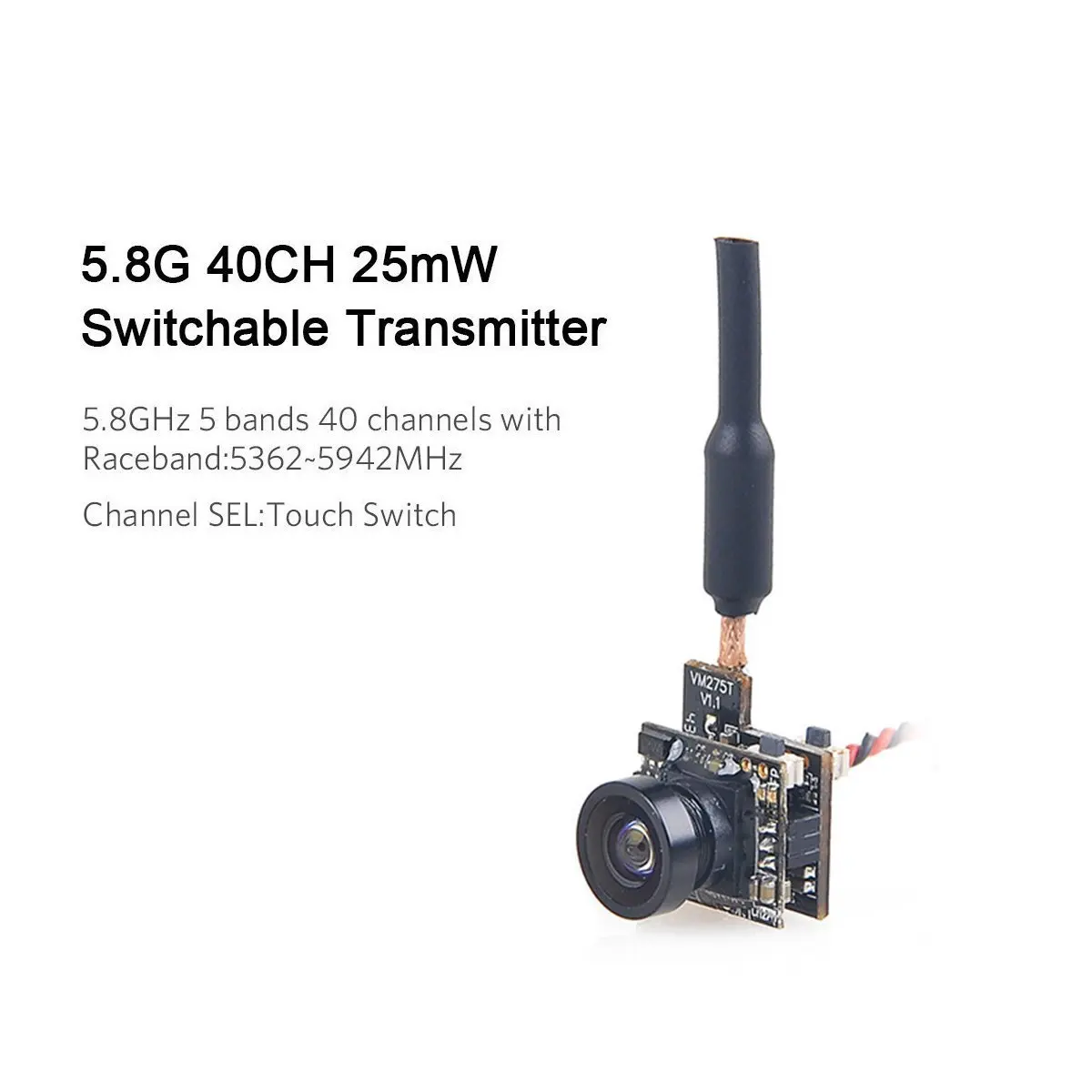 Микро камера BETAFPV H01 FPV 600TVL Cam 5 8G 40CH 25mW передатчик|25mw transmitter|fpv micro5.8g transmitter |
