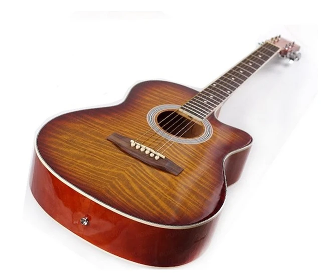 39 8 дюймов Акустическая гитара Picea Asperata guitarra Instrumento Musicais с гитарными струнами|guitar