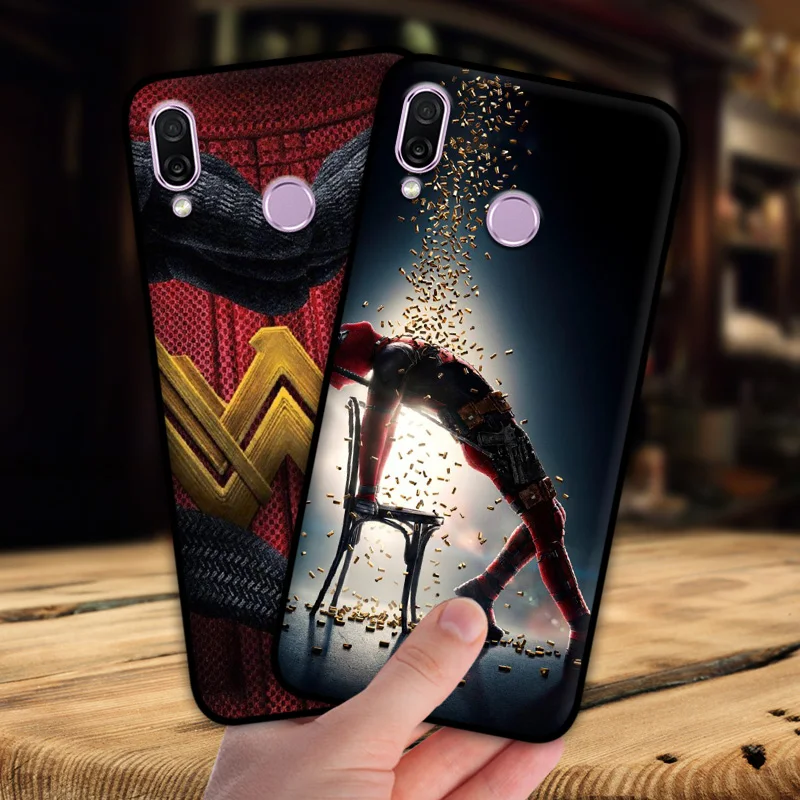 Mosirui чехол для Huawei Honor Play Marvel hero Дэдпул Человек-паук Черная пантера Халк