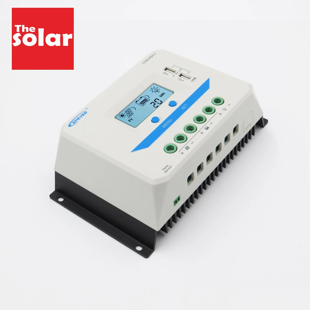 Viewstar VS3048AU VS4548AU VS6048AU 30A 45A 60A 12В 24В 36В 48В контроллер солнечного заряда Epsolar регулятор