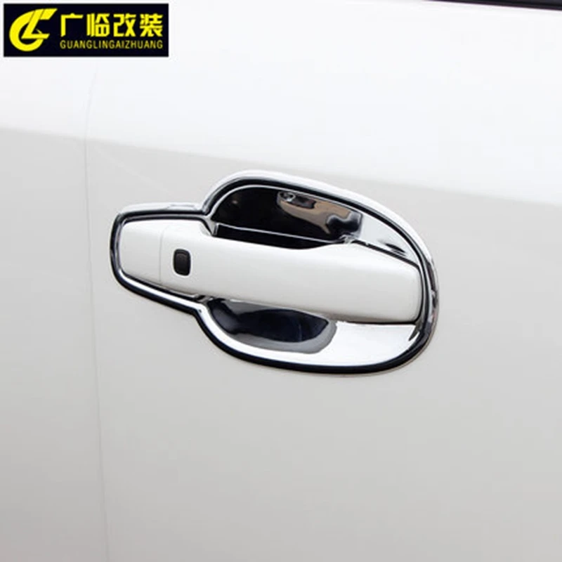 Для Toyota Land Cruiser LC200 2016 2017 автомобиль ABS хромированные боковые дверные ручки чаши