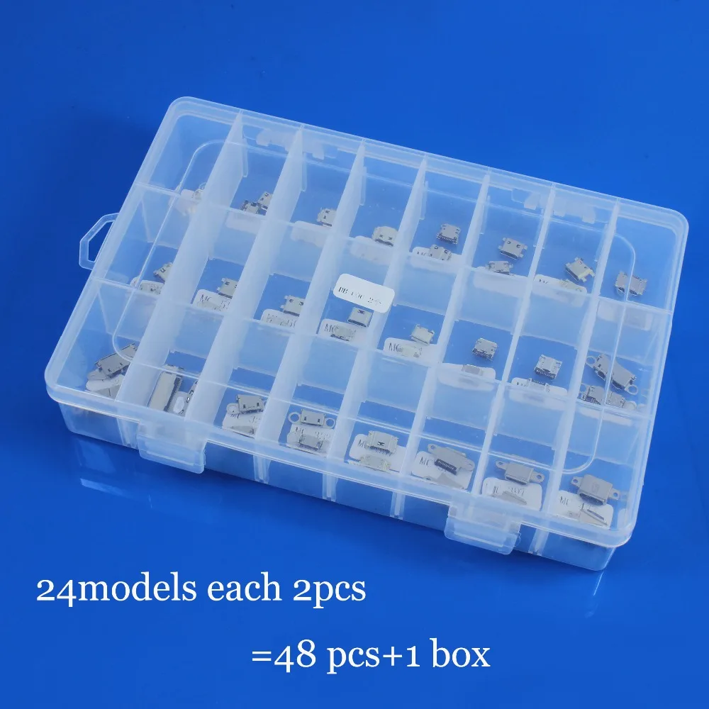 24 модели micro usb разъема очень часто используемый зарядный порт для Samsung S5 S6 S7 S8 J100