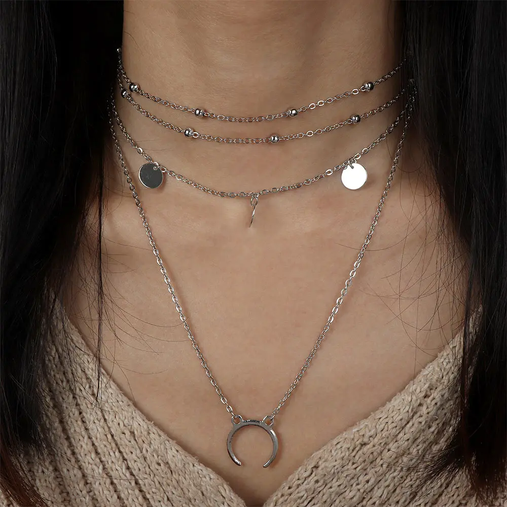 Винтажное крошечное ожерелье для женщин цепочка кулон подарок этническое