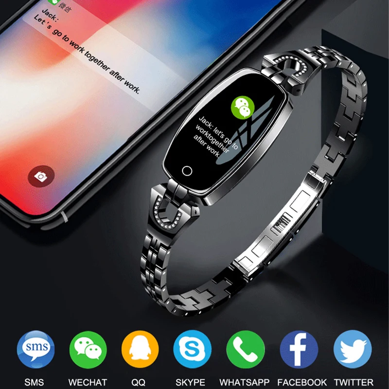 Роскошные модные часы Smart Watch H8 монитор сердечного ритма крови Давление