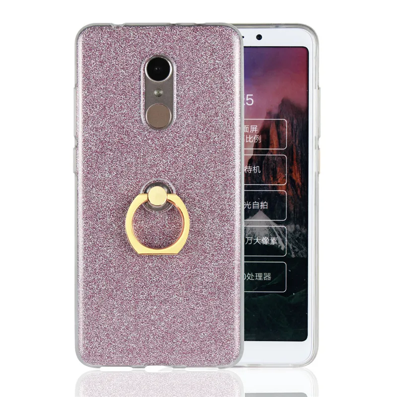 Xiaomi Redmi 5 Чехол блестящие Bling силиконовый чехол для телефона Мягкие ТПУ палец