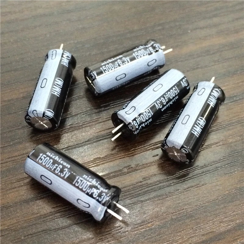10 шт. 1500 мкФ 6 3 V NICHICON HM серии низкое сопротивление 8x20 мм 6.3V1500uF материнская плата