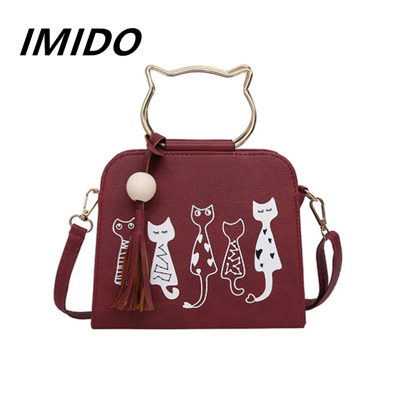 IMIDO 2019 лето новый стиль женский Кот плечо диагональ пакет мода путешествия