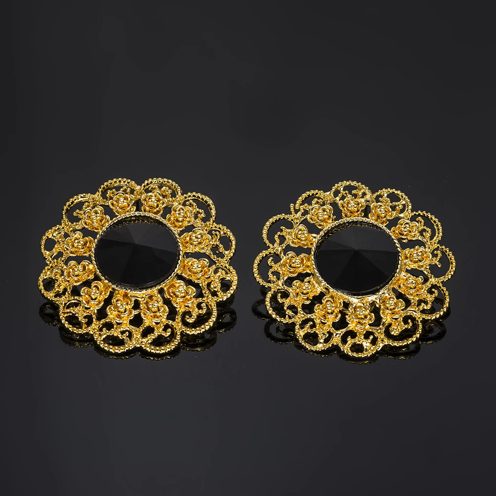 Nigerian Wedding African Beads Jewelry Set for Women Fashion Dubai Gold Color Bridal Jewelry Wholesale image 5