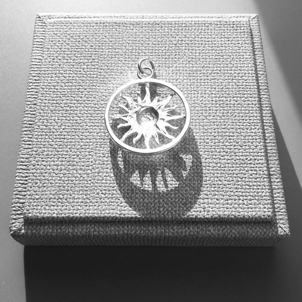 Подвески солнце 2018 модные украшения из стерлингового серебра 925 пробы модный