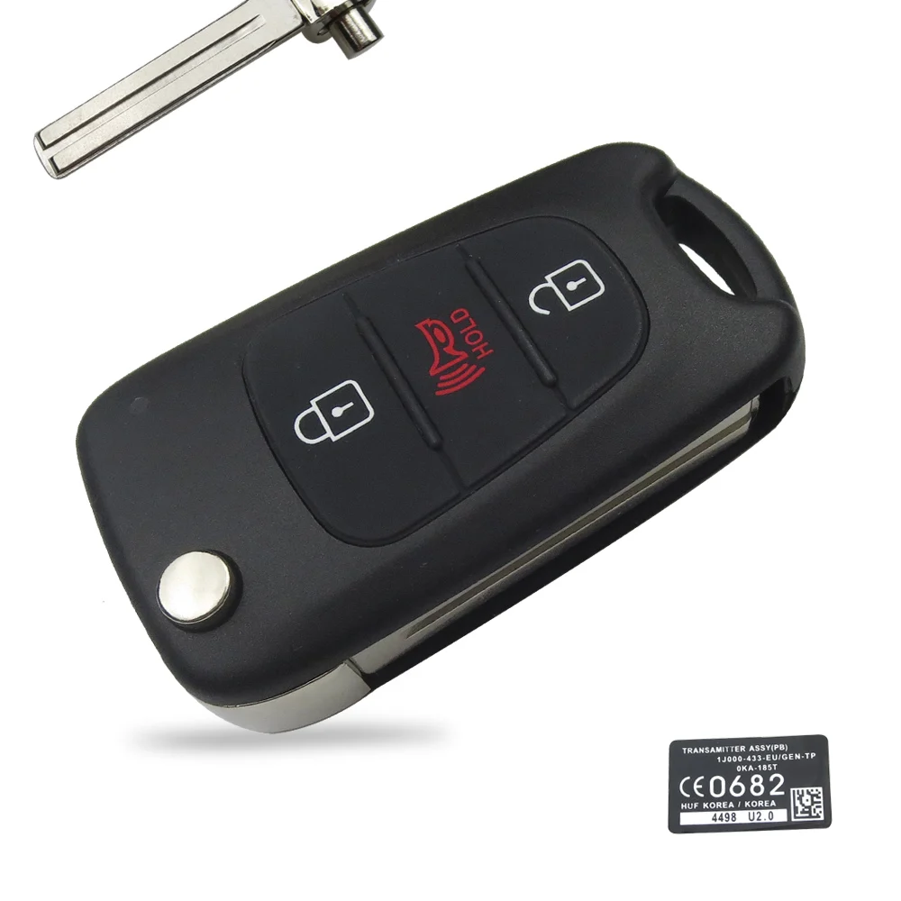 OkeyTech Новый Стайлинг 3 кнопки раскладной Складной Дистанционный Автомобильный