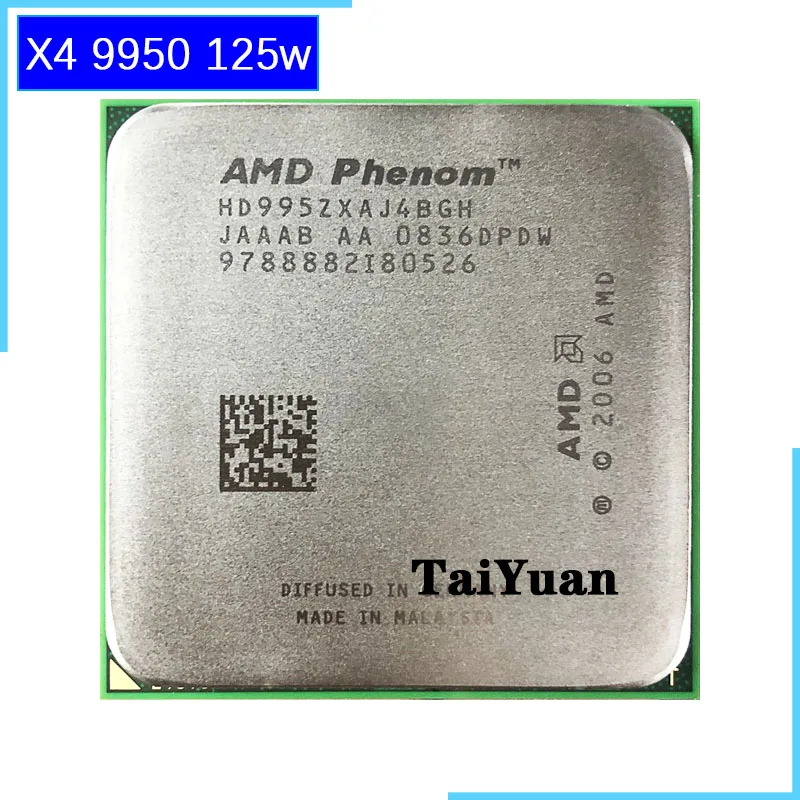 Четырехъядерный процессор AMD Phenom X4 9950 2 6 ГГц HD995ZXAJ4BGH Разъем AM2 +|Процессоры| |