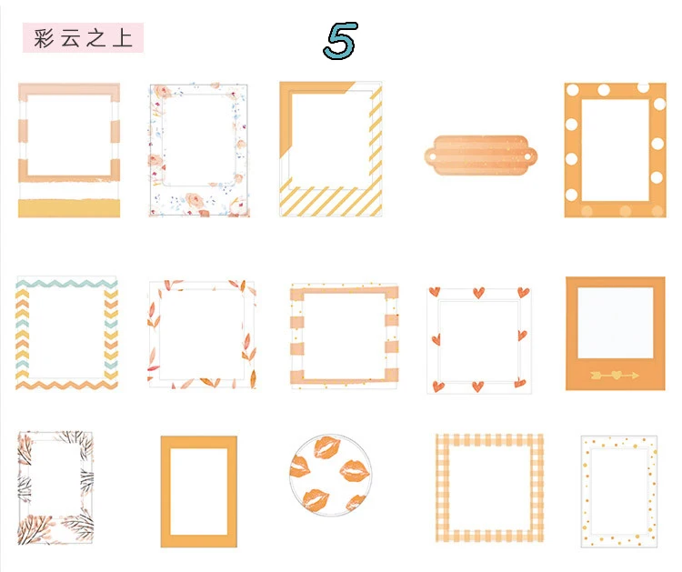 15 шт. альбом ежедневного деко Bullet Journal Stikers INS DIY Palnner